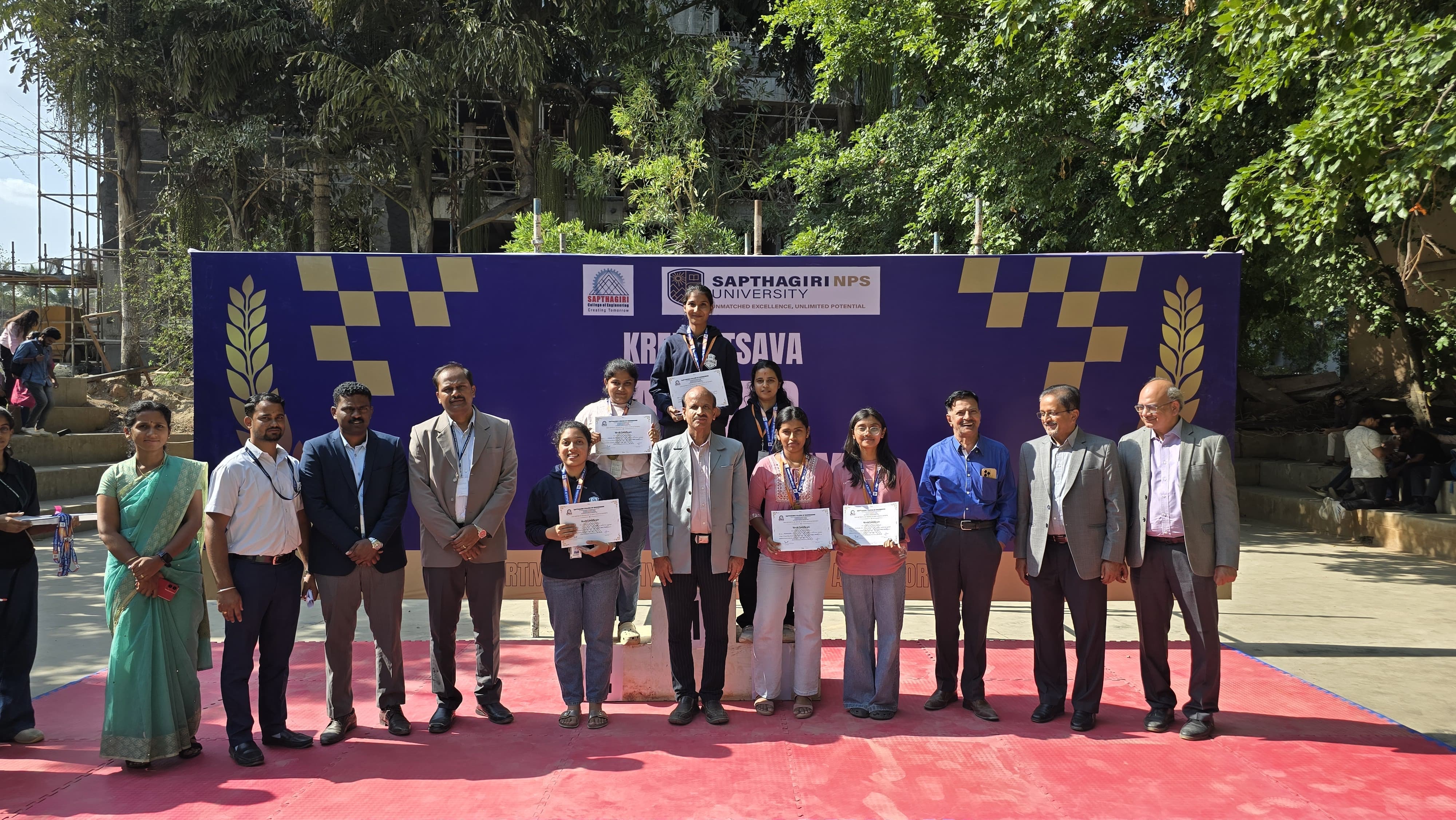 Sapthagiri NPS University Sports Events photo 9